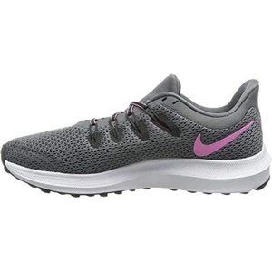 NIKE QUEST 2 RUNNING SHOES  COOL GREY & PINK SIZE 7.5